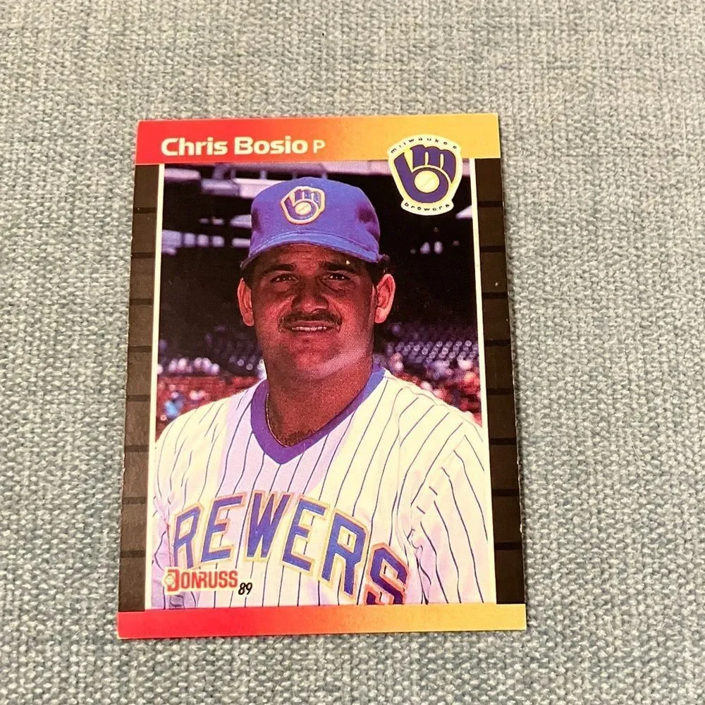 1989 Donruss Milwaukee Brewers Baseball Card Trading Card